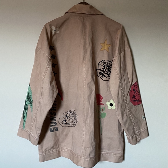 WE THE FREE By Free People | Doodled Graphic Jacket - Picture 4 of 12